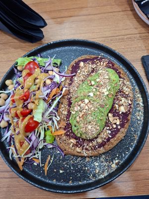 Avocado hummus toast at Restoran KUĆA PROTEINA in Mostar