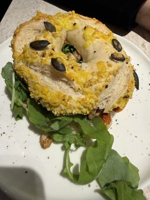 vegan bagel  at FRØ in Siegen