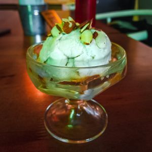 Helado de Vainilla y almendras 🍧🌱 at Sanissimo Bio in Cali