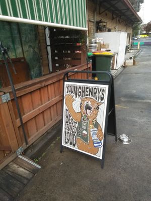 Back door at True North in Coburg