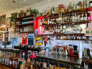 The bar at True North in Coburg