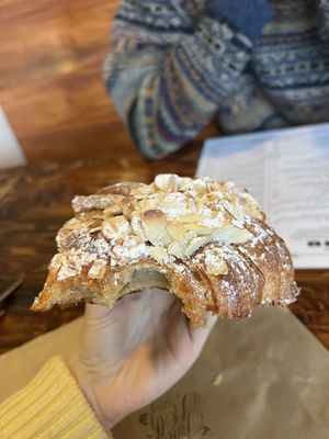 Vegan almond croissant   at True North in Coburg