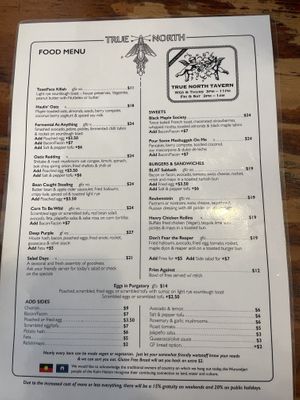  at True North in Coburg