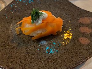 2025-12-27 sushi course 7 at Scent Gallery Cafe Mikayama - セントギャラリーカフェミカヤマ in Osaka