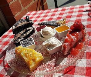 Vegan tasting plate at Armageddon Cake in Geelong