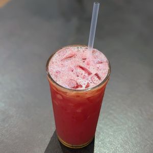 Vegan Watermelon Juice at Xing Hua Vegetarian Restaurant in Central Singapore