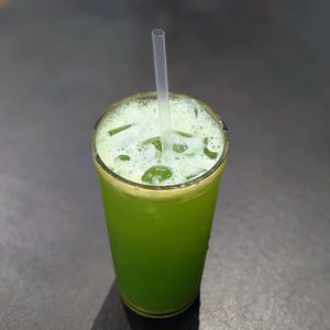Vegan Celery Juice at Xing Hua Vegetarian Restaurant in Central Singapore