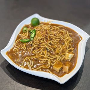 Vegan Mee Rebus at Xing Hua Vegetarian Restaurant in Central Singapore