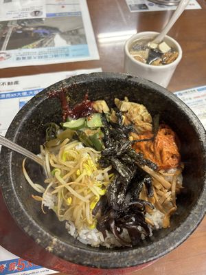 Korean bibimbap  at Yi Ping Shen in Kaohsiung