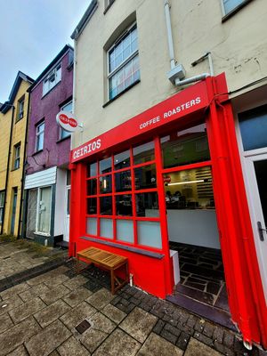 Ceirios Outside. at Ceirios Coffee in Gwynedd