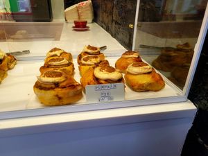 Pumpkin Pie Buns. at Ceirios Coffee in Gwynedd