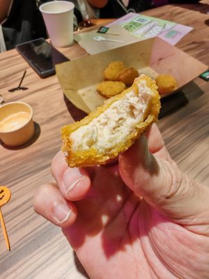 Vegan nuggets home made at Green Farmer's - Faubourg du Temple in Paris