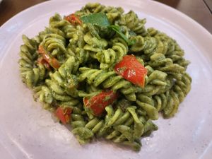 Roasted veggies pesto pasta at An Mộc Nhiên in Da Nang