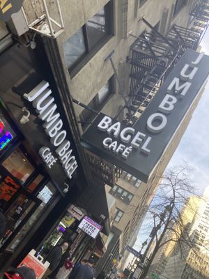 Front  at 3rd Ave Jumbo Bagel Cafe in New York City
