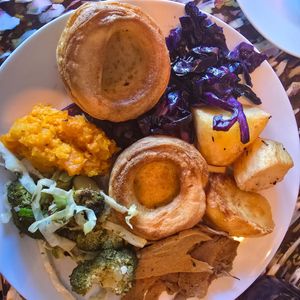 Turkey Sunday Dinner at Big Scoffs Diner in Leeds