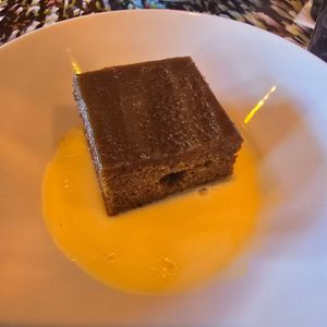 Sticky Toffee Pudding & custard at Big Scoffs Diner in Leeds