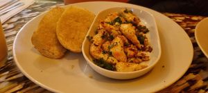 Main - chilli garlic prawns at Big Scoffs Diner in Leeds