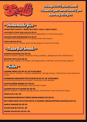 Jan 26 main menu 4 at Big Scoffs Diner in Leeds