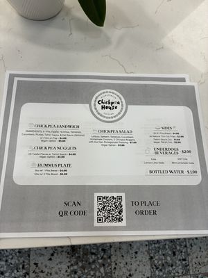 Menu   at Chickpea House in Pensacola