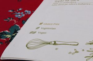 Vegan Label 🌱 at Aterina in Korcula