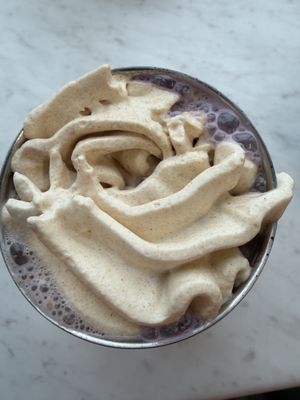 Ube chai   at Canela Vegan Bakery & Cafe in Calgary