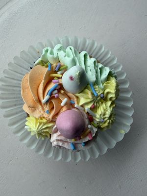 Vanilla cupcake   at Canela Vegan Bakery & Cafe in Calgary
