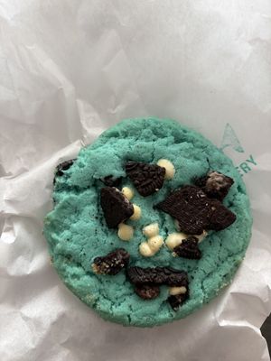 Cookie Monster  at Canela Vegan Bakery & Cafe in Calgary