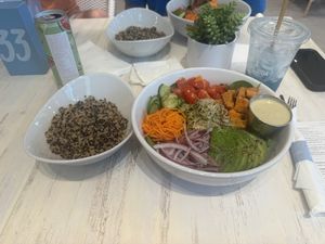 Veggie wrap bowl with quinoaa  at Pura Vida Miami  in Naples