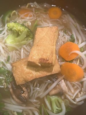 Vegetable pho - request vegetable broth at Pho Phi Louisville in Louisville