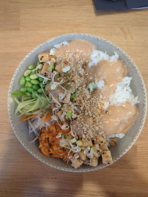 Peanut bowl at Café Marathon in Prague