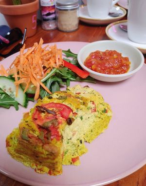 Frittata of the day $12.50 at Mama Said Cafe in Red Hill