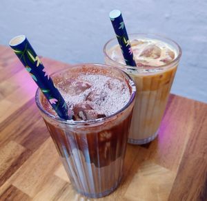 Iced mocha & Iced Coffee $8.50 each at Mama Said Cafe in Red Hill