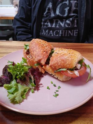 BLT roll $18 at Mama Said Cafe in Red Hill