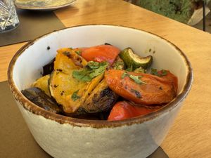 Mediterranean vegetables  at Mal Moll in Munxar