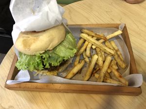Hamburguesa Chapinero at La Cocinita Verde in Bogota