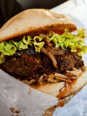 Hamburguesa Chapinero at La Cocinita Verde in Bogota