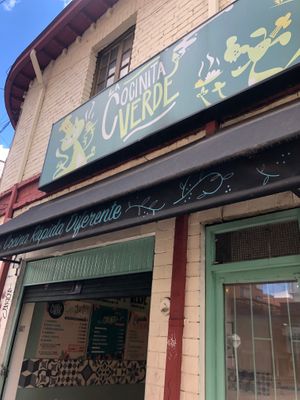 Frente de la tienda  at La Cocinita Verde in Bogota