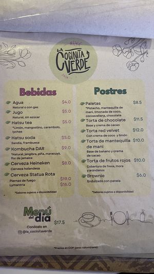   at La Cocinita Verde in Bogota