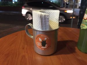 Street life  at La Cocinita Verde in Bogota