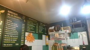 inside  at La Cocinita Verde in Bogota