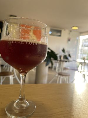 Imperial red ale #Veganuary at La Cocinita Verde in Bogota