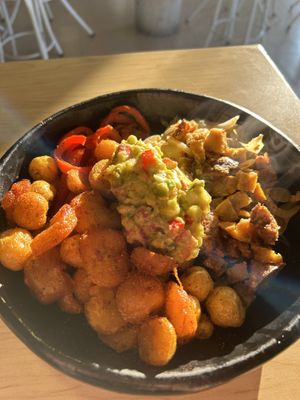 Picada pero querida #Veganuary at La Cocinita Verde in Bogota