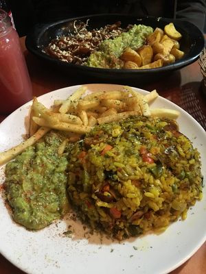 Paella & picada  at La Cocinita Verde in Bogota