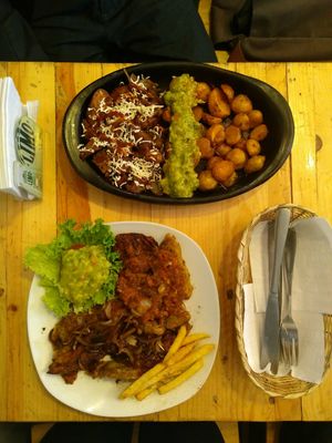 Seitan a la plancha y picada   at La Cocinita Verde in Bogota