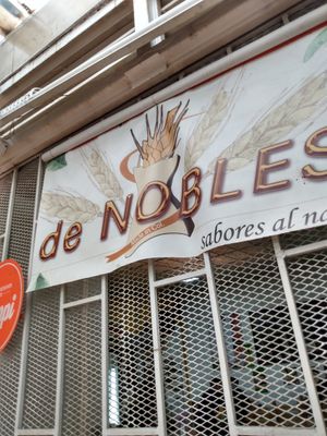 Look for this sign inside the building at De Nobles in Bogota