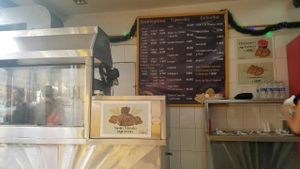 inside menu at De Nobles in Bogota