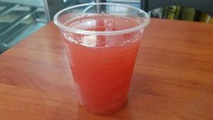 Strawberry juice at De Nobles in Bogota