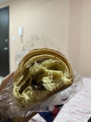 Croissant,  be sure to warm it    at De Nobles in Bogota