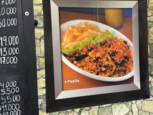Paella -Colombia dish  at De Nobles in Bogota