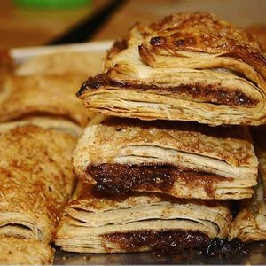 Hojaldre de Chocolate Vegan
Vegan Chocolate Puff Pastry
 at De Nobles in Bogota